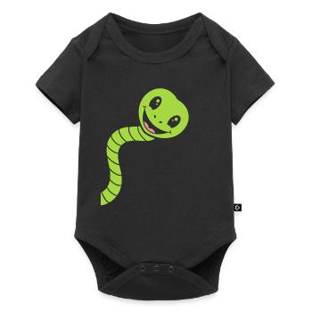 Little Snake Humor - Baby Premium short-sleeve bodysuit - black - Front