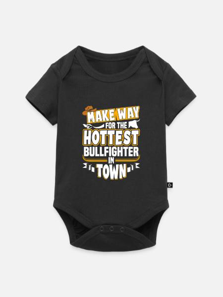 Rodeo - Baby Premium Kurzarmbody - Schwarz