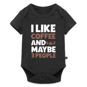 Barista Coffee - Baby Premium short-sleeve bodysuit - black - Front