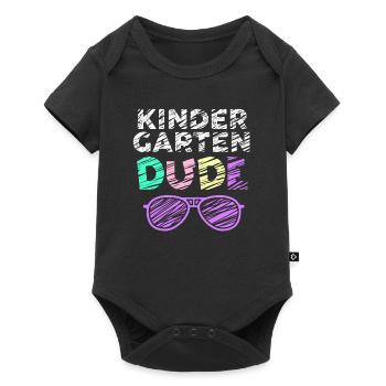 Maternelle Dude Drôle Pré Scolaire Bff - Body à manches courtes Premium Bébé - noir - Devant