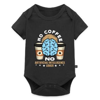 Intelligence artificielle Pas de café Pas de café Cyborg - Body à manches courtes Premium Bébé - noir - Devant