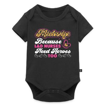 Nurse Midwife Birth Worker Midwife - Baby Premium short-sleeve bodysuit - black - Front