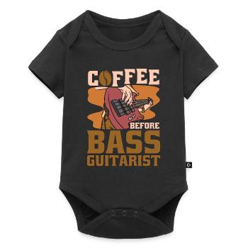 Bassiste Coffee Guitare électrique Coffee Lover - Body à manches courtes Premium Bébé - noir - Devant