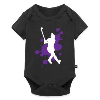 Creative Paint Splashes Art Explosion - Baby Premium short-sleeve bodysuit - black - Front