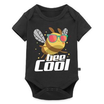 Bee Cool Funny Beekeeper Apiarist Bee Hive Manager - Baby Premium Kurzarmbody - Schwarz - Vorne