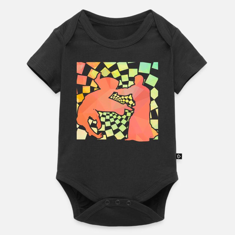 Aïkido - Body à manches courtes Premium Bébé - noir