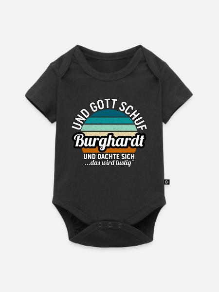 Carl - Baby Premium Kurzarmbody - Schwarz