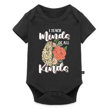 J’enseigne aux esprits toutes sortes d’enseignants rapides - Body à manches courtes Premium Bébé - noir - Devant