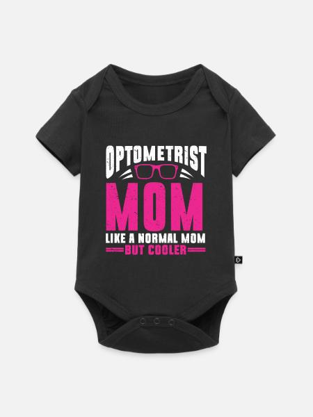 Optometrist Optiker Optometrie - Baby Premium Kurzarmbody - Schwarz