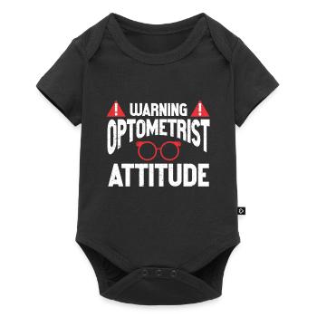 Optometrist Optometrist Optometry - Baby Premium short-sleeve bodysuit - black - Front