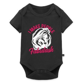 Lustiges Make Up Artist Maskenbildner Geschenk - Baby Premium Kurzarmbody - Schwarz - Vorne