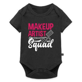 Lustiges Make Up Artist Maskenbildner Geschenk - Baby Premium Kurzarmbody - Schwarz - Vorne