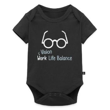 Vision Work-life-balance - Optometrist Profession - Baby Premium short-sleeve bodysuit - black - Front