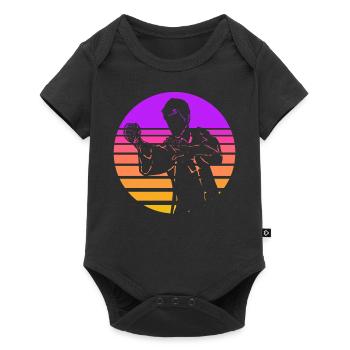 Wing Chun - Body à manches courtes Premium Bébé - noir - Devant