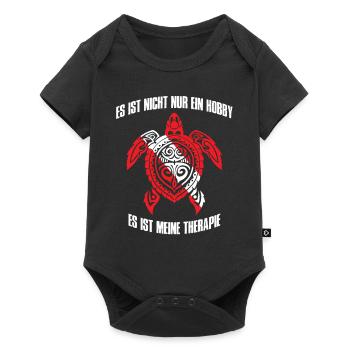 Es Ist Nicht Nur Ein Hobby Es Ist Meine Therapie - Baby Premium Kurzarmbody - Schwarz - Vorne