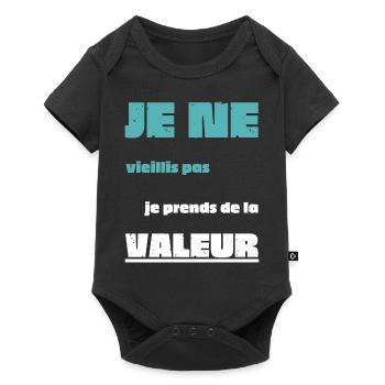 Men's, Women's, Humorous, Humorous T-Shirt Gift - Baby Premium short-sleeve bodysuit - black - Front