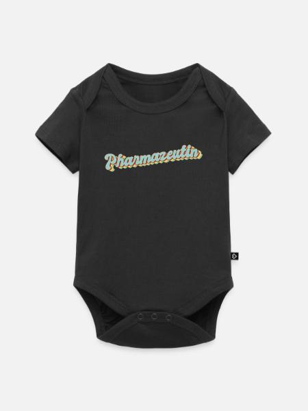 Laborant Abschluss-Geschenk Pharmazeutin - Baby Premium Kurzarmbody - Schwarz