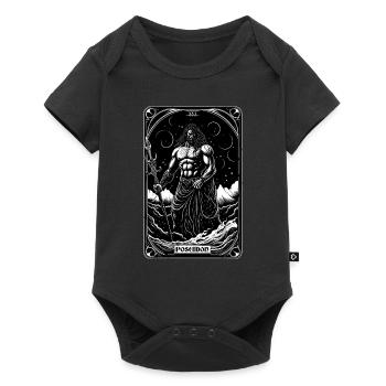 Poseidon Sea Goddesses Tarot Card Trident Greek Go - Baby Premium Kurzarmbody - Schwarz - Vorne