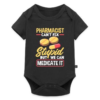 Apothecary Apothecary Apothecary Pharmacy Gift - Baby Premium short-sleeve bodysuit - black - Front