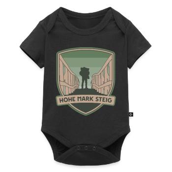Hohe Mark Steig - Baby Premium Kurzarmbody - Schwarz - Vorne