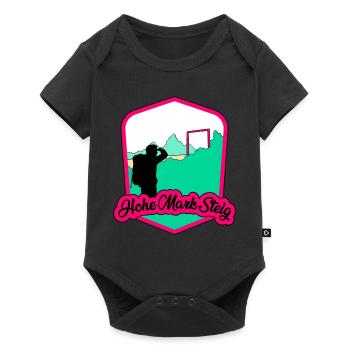 Hohe Mark Steig - Baby Premium Kurzarmbody - Schwarz - Vorne