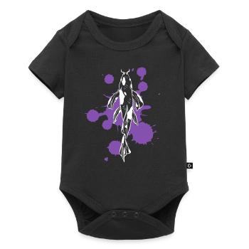 Single Koi Strength River of Life - Baby Premium short-sleeve bodysuit - black - Front