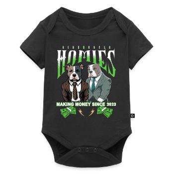 Sidehustle Homies - making money since 2023 - Baby Premium short-sleeve bodysuit - black - Front