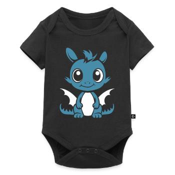 Baby Dragon - Baby Premium short-sleeve bodysuit - black - Front