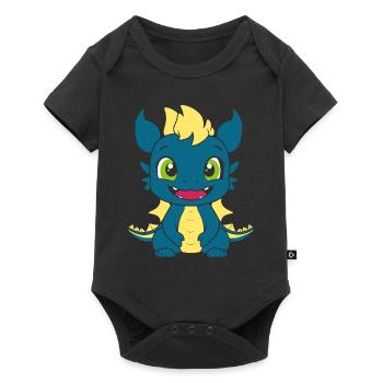Baby Dragon - Baby Premium short-sleeve bodysuit - black - Front