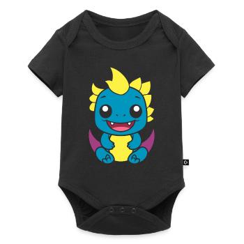 Baby Dragon - Baby Premium short-sleeve bodysuit - black - Front