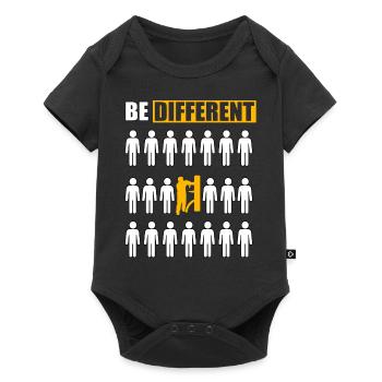 Être différent Wing Chun - Body à manches courtes Premium Bébé - noir - Devant