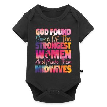 Infirmière Sage-femme Accoucheuse Faith - Body à manches courtes Premium Bébé - noir - Devant