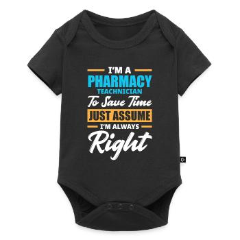 Apothecary Apothecary Apothecary Pharmacy Gift - Baby Premium short-sleeve bodysuit - black - Front