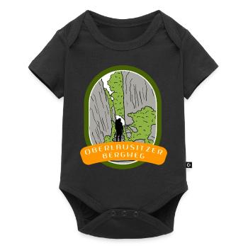 Sentier de montagne de Haute-Lusace - Body à manches courtes Premium Bébé - noir - Devant