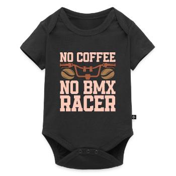 BMX Racer No Coffee No BMX Racing Amateur de café - Body à manches courtes Premium Bébé - noir - Devant