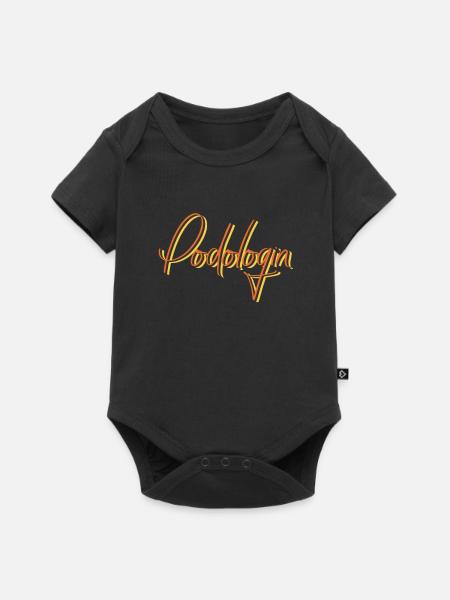 Fußpflege Abschluss-Geschenk Podologin - Baby Premium Kurzarmbody - Schwarz