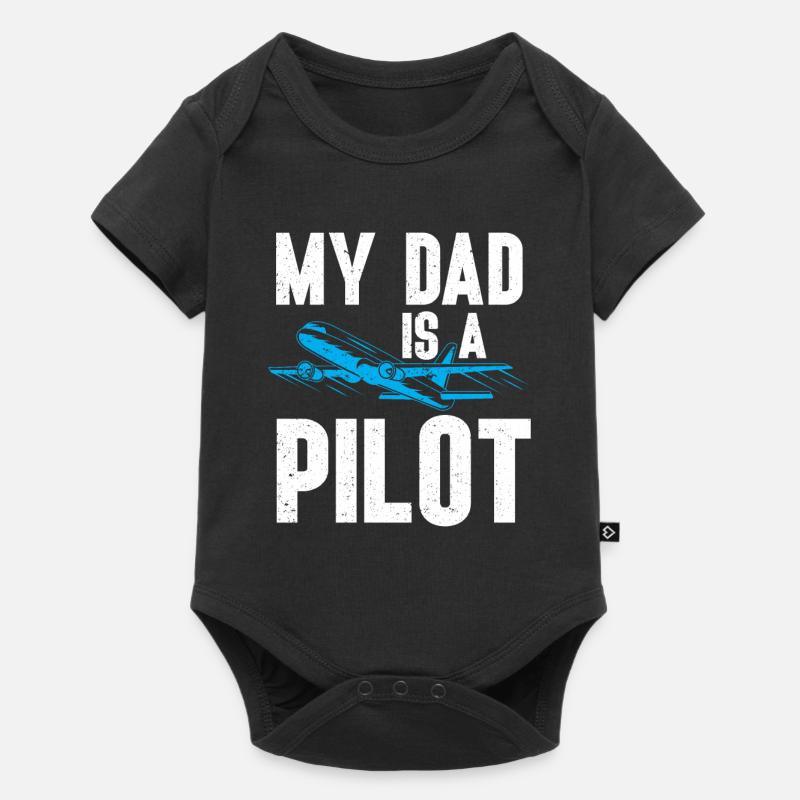 Citation du pilote Flight Lover Aircraft Aviation - Body à manches courtes Premium Bébé - noir