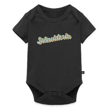 Schneidern Abschluss-Geschenk Textil-Schneiderin - Baby Premium Kurzarmbody - Schwarz - Vorne
