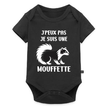 Humour Mouffette - Body à manches courtes Premium Bébé - noir - Devant