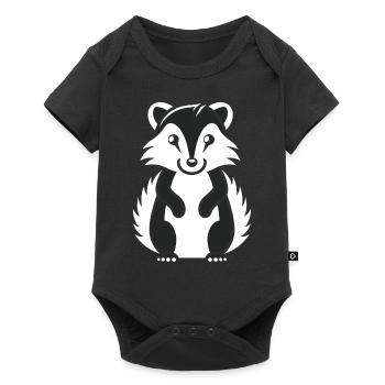 Humour Mouffette - Body à manches courtes Premium Bébé - noir - Devant