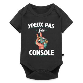 I can't I have console gaming gift - Baby Premium short-sleeve bodysuit - black - Front