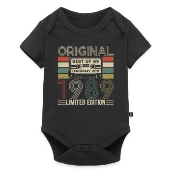 Légendes de l’année 1989 - Body à manches courtes Premium Bébé - noir - Devant