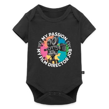 Film Director My Passion My Film Videographer - Baby Premium short-sleeve bodysuit - black - Front