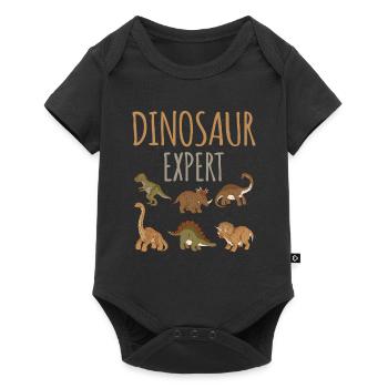 Dinosaur expert Dino Prehistoric - Baby Premium short-sleeve bodysuit - black - Front