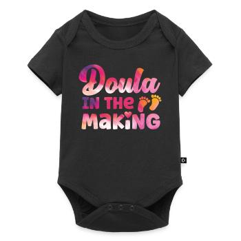 Doula Birth Worker Doula Dans Le - Body à manches courtes Premium Bébé - noir - Devant