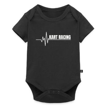 Go Kart Racing Heartbeat Pulse Racer - Body à manches courtes Premium Bébé - noir - Devant