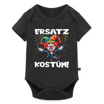 Karneval Kostüm Fasching Fastnacht - Baby Premium Kurzarmbody - Schwarz - Vorne