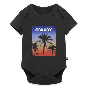 Mallorca Majorca Spain Sunset Vacation Souvenir - Baby Premium short-sleeve bodysuit - black - Front