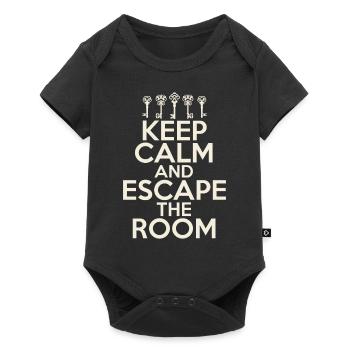 Salle d’évasion - Body à manches courtes Premium Bébé - noir - Devant