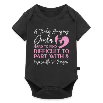 Doula Birth Worker A Truly Amazing - Baby Premium short-sleeve bodysuit - black - Front